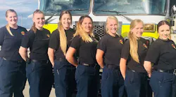 The women of Spokane County Fire District 10 are set to begin their shift on July 3, 2018.