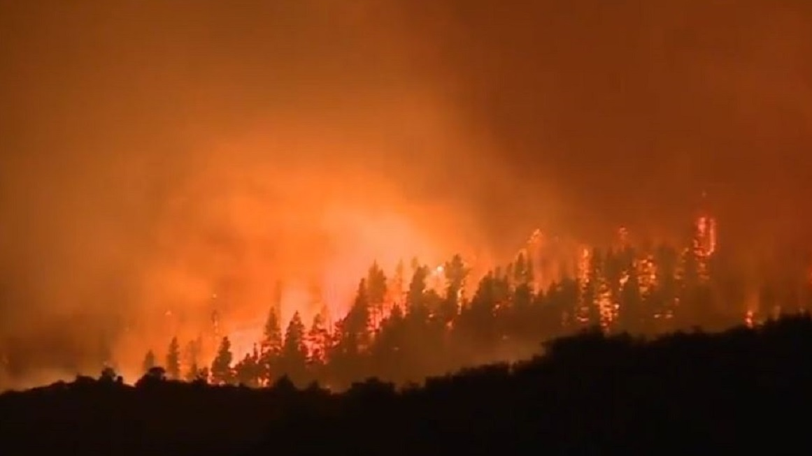 The Spring Fire in Costilla County, CO, on June 29, 2018.