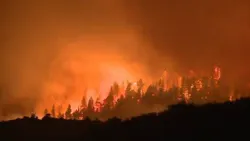 The Spring Fire in Costilla County, CO, on June 29, 2018.