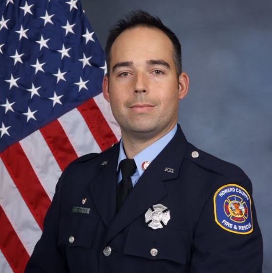Howard County firefighter Nathan Flynn.
