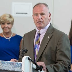 New Fort Worth, TX, Fire Chief Jim Davis speaks during his introductory press conference on Wednesday, July 18, 2018. New Fort Worth, TX, Fire Chief Jim Davis speaks during his introductory press conference on Wednesday, July 18, 2018.
