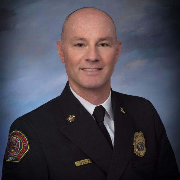 New San Diego Fire Chief Colin Stowell.
