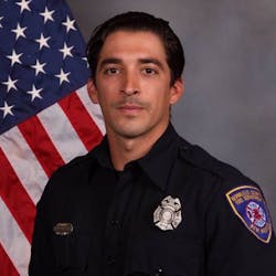 Bernalillo County firefighter Nathan Urbany. Bernalillo County firefighter Nathan Urbany.