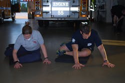Firefighters are beginning to recognize and embrace the importance of exercise training for their physical and mental well-being. Firefighters are beginning to recognize and embrace the importance of exercise training for their physical and mental well-being.