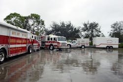 Martin County hazmat response units. Martin County hazmat response units.