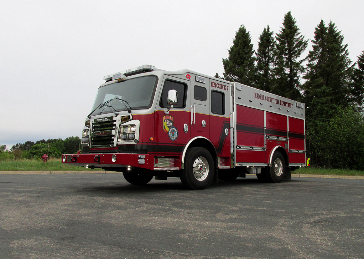 Madera County, CA, Fire Dept. Puts Engine 7,Built by Rosenbauer, in