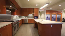The kitchen was updated to meet the needs of career staff.