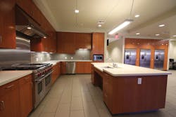 The kitchen was updated to meet the needs of career staff. The kitchen was updated to meet the needs of career staff.