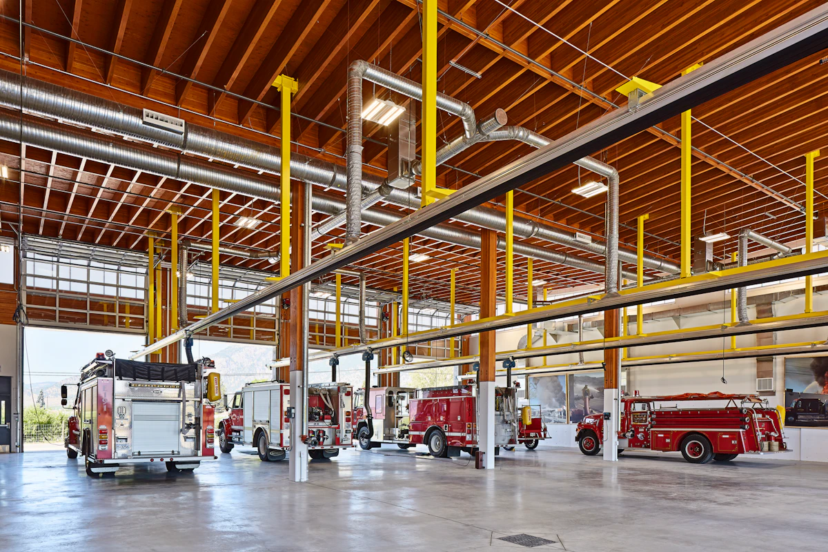 Fire Station Photos and Plans - Osoyoos, Canada, Fire Hall + Training ...