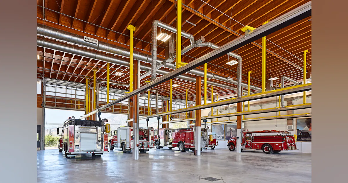 Fire Hall Fire Station Photos and Plans - Osoyoos, Canada, Fire Hall + Training ...
