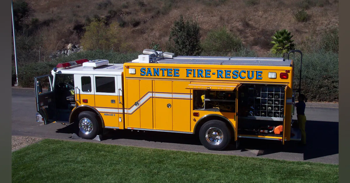 Santee Fire Engine Former Santee, CA Fire Apparatus Goes in Service in Spencer, MA | Firehouse