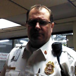 Fenton Township, MI, Fire Chief Ryan Volz. Fenton Township, MI, Fire Chief Ryan Volz.