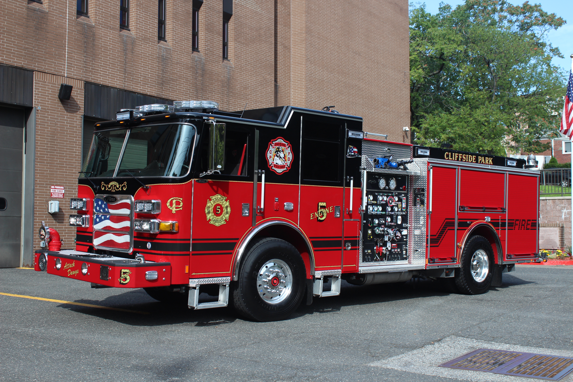 Cliffside Park, NJ, Fire Dept. Puts Engine 5 in Service Firehouse