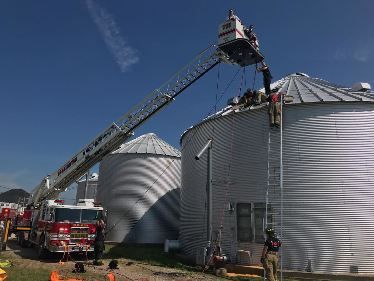 Rescue from IA Grain Bin a Success Firehouse