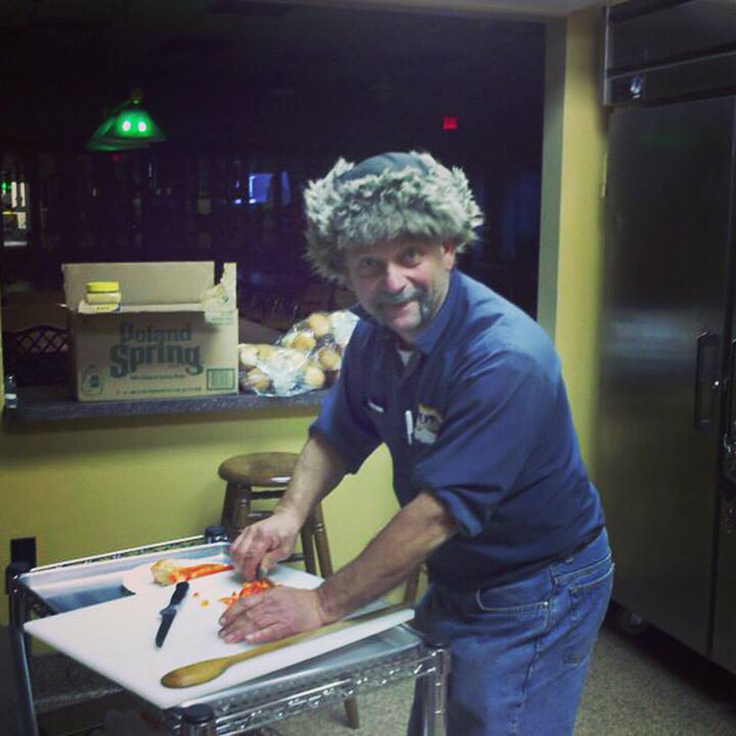 Englishtown Fire Department Chief Engineer Pasquale 'Pete the Pepper' DiBenedetto.