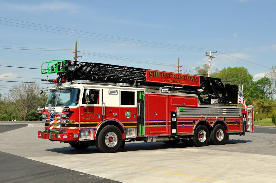 Shepherdstown, WV, Vol. Fire Dept. Gets 105foot Aerial Firehouse