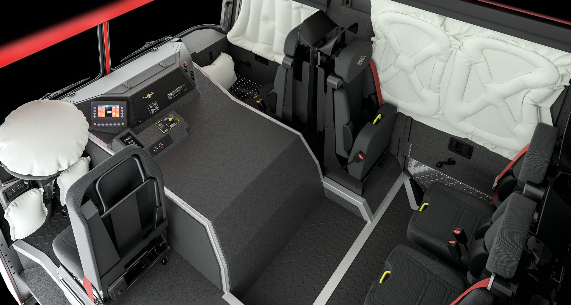 Spartan Motors has more than 23,000 options customers can choose from, covering everything from airbag protection to USB power configurations and cup holders.