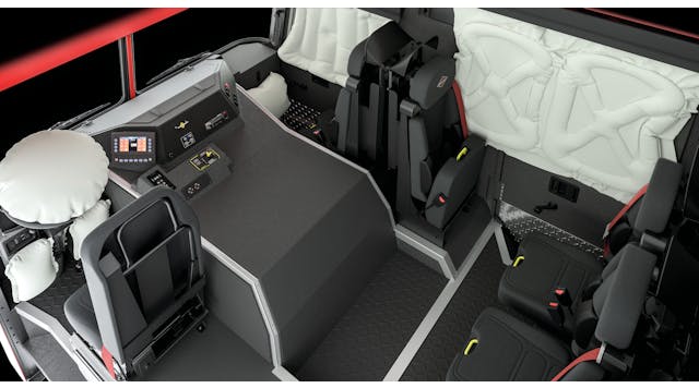 Spartan Motors has more than 23,000 options customers can choose from, covering everything from airbag protection to USB power configurations and cup holders.