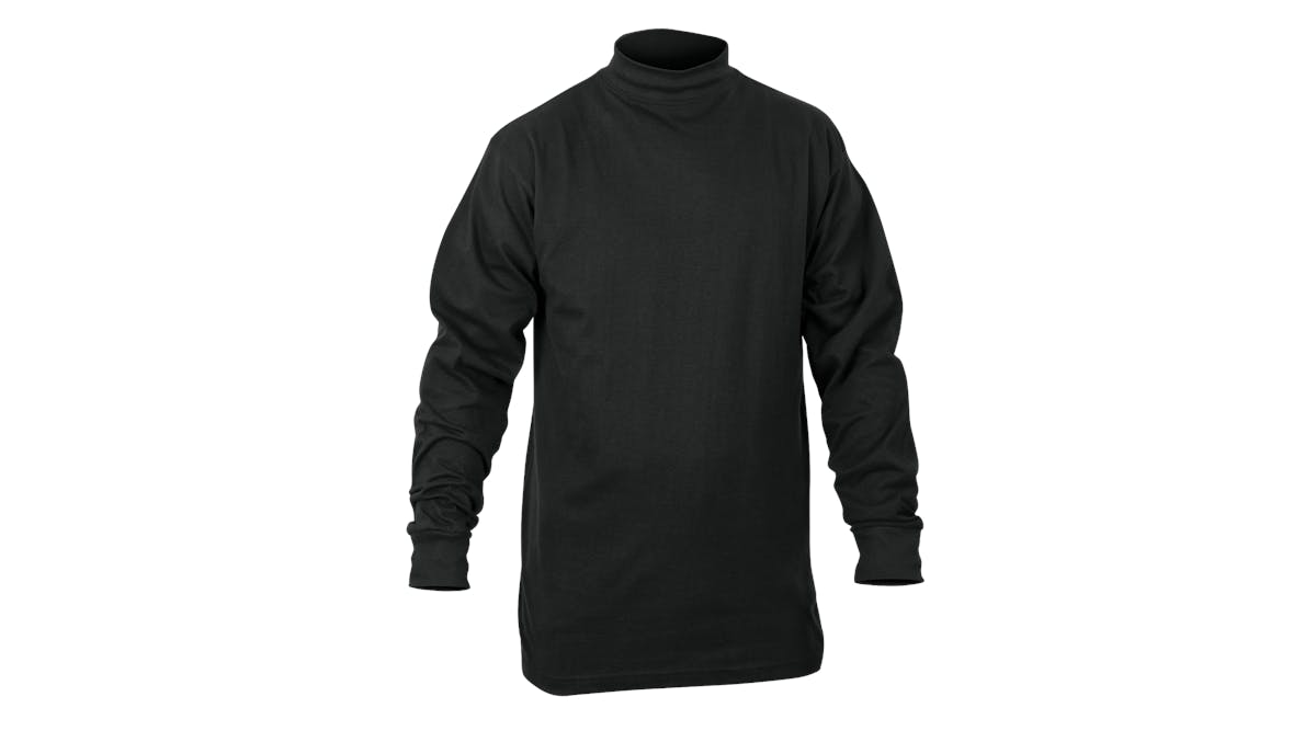 Elbeco&apos;s FlexTech Base Layer features an intimate blend of 96% Cotton and 4% Spandex.