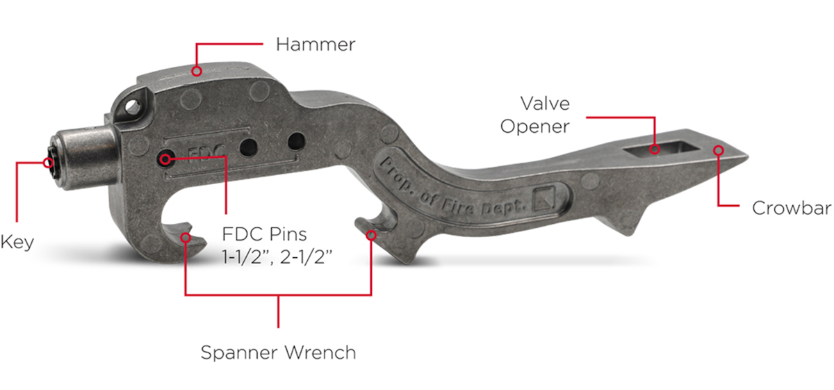 Fire Department Connection Fdc Spanner Wrench From Knox Co