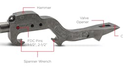The Knox FDC Spanner Wrench. The Knox FDC Spanner Wrench.