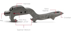 The Knox FDC Spanner Wrench.