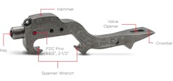 The Knox FDC Spanner Wrench. The Knox FDC Spanner Wrench.