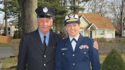 Michael McDonald, with his daughter Alyssa Folts, before a 2012 parade. Michael McDonald, with his daughter Alyssa Folts, before a 2012 parade.