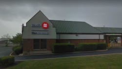 The BMO Harris Bank in Aurora, IL, where a robbery on Thursday, Sept. 13, 2018, later involved two firefighters helping to detain the suspect. The BMO Harris Bank in Aurora, IL, where a robbery on Thursday, Sept. 13, 2018, later involved two firefighters helping to detain the suspect.