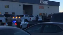 A trucking business in Bakersfield, CA, where a shooting spree began on Wednesday, Sept. 12, 2018, that resulted in the deaths of six people, including the gunman.