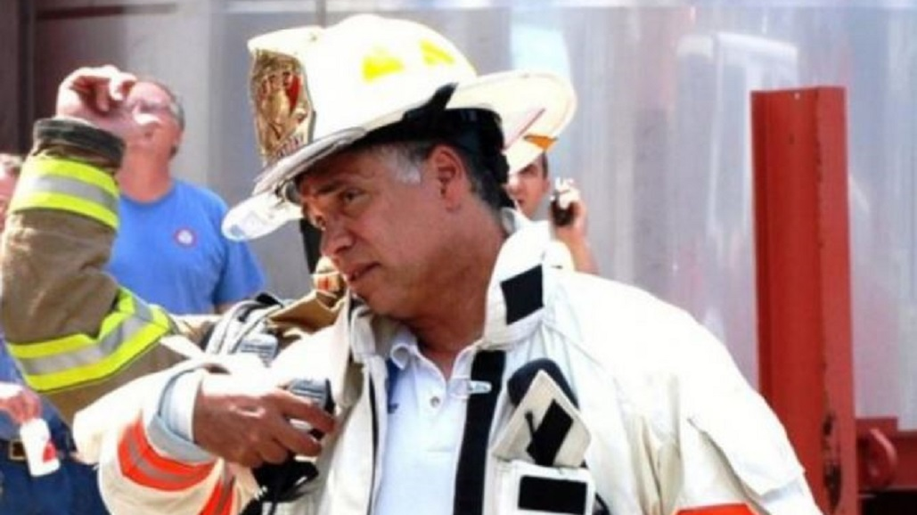 Retiring New London Fire Chief Henry Kydd Jr.