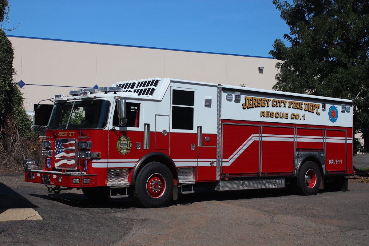Jersey City, NJ, Rescue Co. 1 Puts New WalkIn Rescue, Built by Pierce