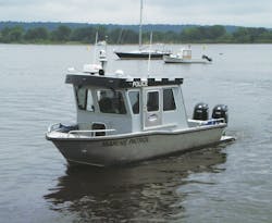 Lake Assault Boats delivered this 26-foot patrol vessel to the Town of Essex Resident State Trooper&rsquo;s Office located in Essex, Connecticut. The craft serves along portions of the Connecticut River that flow through Middlesex County in Connecticut.