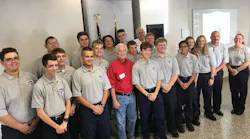 The students and staff who are taking part in the inagural fire rescue class at the Multi Agency Academic Cooperative Foundation.