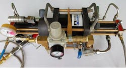 The 1980 Haskel oxygen boost pump was refurbished by American Airworks in 2017 and used in the 2018 cave rescue. The 1980 Haskel oxygen boost pump was refurbished by American Airworks in 2017 and used in the 2018 cave rescue.