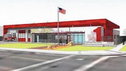 Costa Mesa Fire Station No. 1. Costa Mesa Fire Station No. 1.