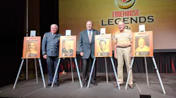 From left: Mike Wilbur, Dennis Compton and Robert Burke. (Charles Werner could not attend.)
