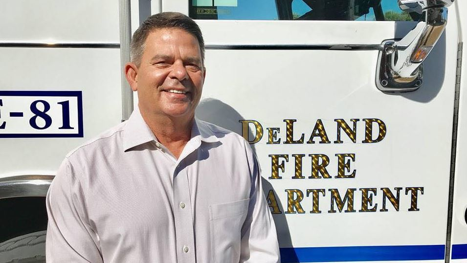 DeLand Fire Chief Daniel Hanes.