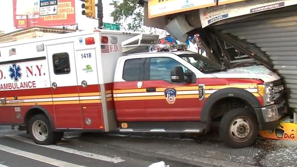 Two FDNY Firefighters Paramedics Injured In Bronx Ambulance Crash ...