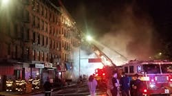 FDNY crews battle a sixth-alarm apartment building fire in Manhattan's East Village on Wednesday, Oct. 3, 2018. FDNY crews battle a sixth-alarm apartment building fire in Manhattan's East Village on Wednesday, Oct. 3, 2018.