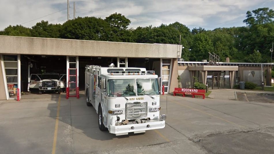 The New Haven, CT, fire station where a firefighter was found unresponsive due to a reported overdose while on duty on Saturday, Oct. 5, 2018.