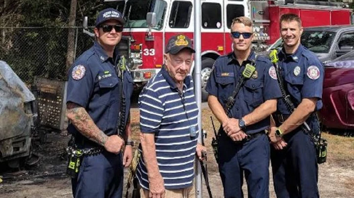 Ocala Marion County Fl Firefighters Replace Veteran S American