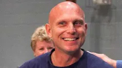 DC firefighter Jeff Scire, who also volunteers with Independent Hose Co. # 1 in Frederick, MD.