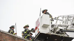 Champaign firefighters work at a recent building fire.