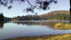 A view from the eastern shore of Lake Concow in Butte County, CA. A view from the eastern shore of Lake Concow in Butte County, CA.