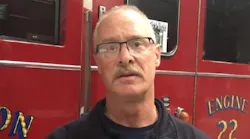 Lexington firefighter Gavin McMenama.