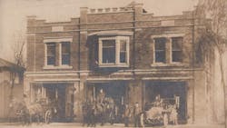 A photo from the days of horse-drawn fire apparatus at the fire station at 42 Whittlesey Ave. in Norwalk, OH. A photo from the days of horse-drawn fire apparatus at the fire station at 42 Whittlesey Ave. in Norwalk, OH.