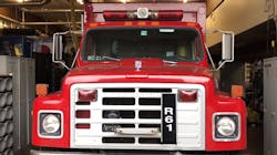 A 1981 International Harvester that Central Pierce Fire &amp; Rescue converted from a beer delivery truck into a technical rescue vehicle.