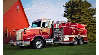 Bolton, CT, Volunteer Fire Department ordered a 3,000-gallon tanker from US Tanker. It has a Waterous 1,500-gpm pump and a Kenworth T800 cab and chassis.