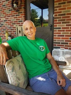 During grueling chemotherapy treatments, Cathy told herself to &ldquo;keep moving forward.&apos;
